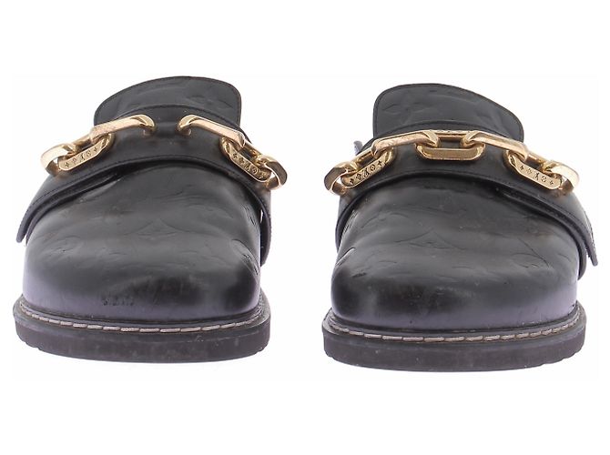 Louis Vuitton Mules "LV Cozy" in pelle nera - vista 5