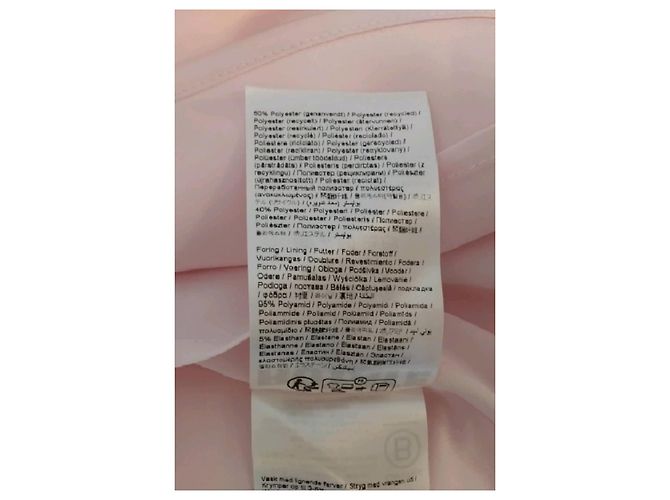 Rotate Langes rosa Kleid mit drapiertem Herz-Ausschnitt - Ansicht 8