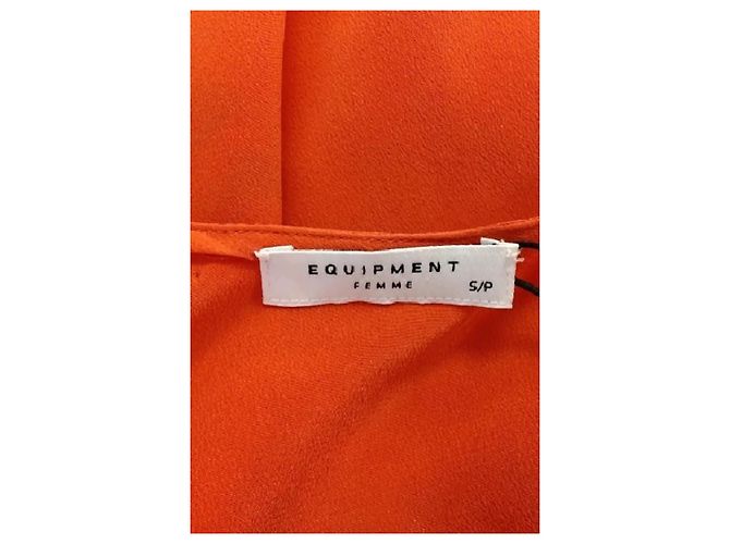 Top sem mangas vermelho de corte reto Equipment - vista 7