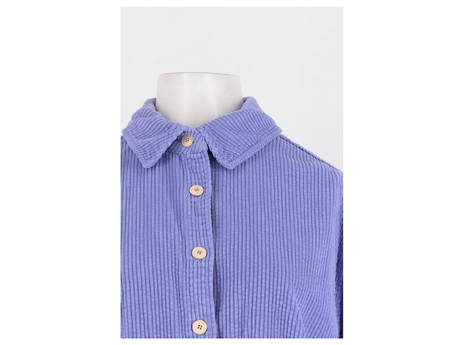 American Vintage Violettes Baumwollhemd - Ansicht 5