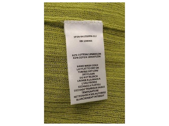 Autre Marque Falda larga y recta de algodón caqui - vista 6