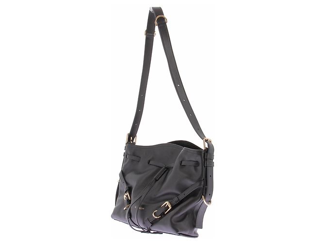 Givenchy Borsa in pelle nera "Voyou" - vista 2