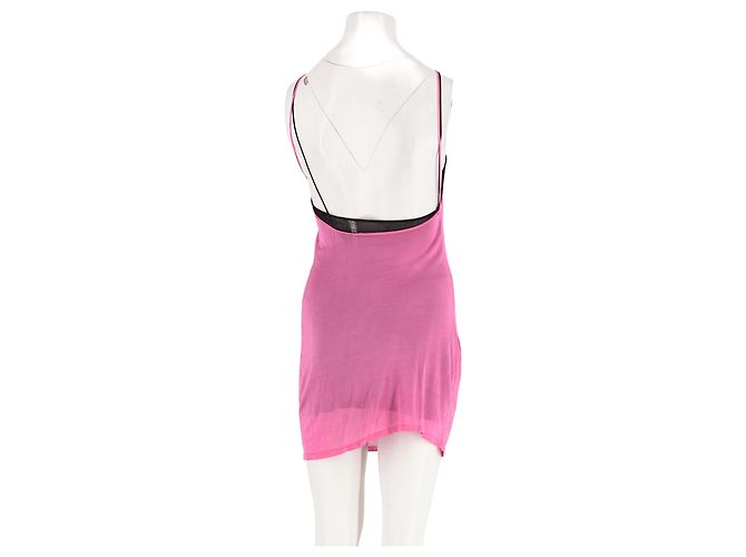 Autre Marque Top recto rosa GAUGE81 de viscosa XS - vista 2