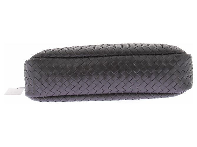 Autre Marque Bolsa de couro trançado preto - vista 6
