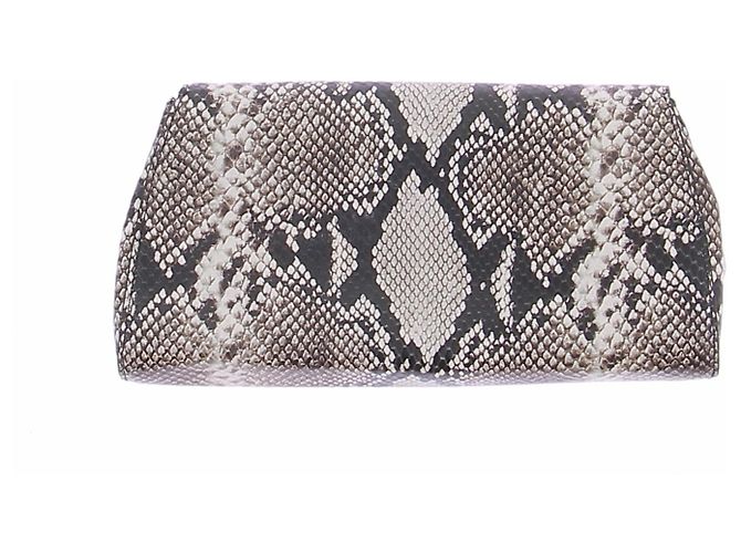 Autre Marque Borsa a pochette con stampa serpente - vista 2