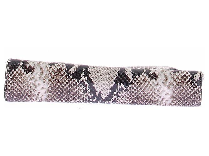Autre Marque Borsa a pochette con stampa serpente - vista 3