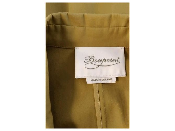 Bonpoint Blazer de algodão amarelo - vista 7