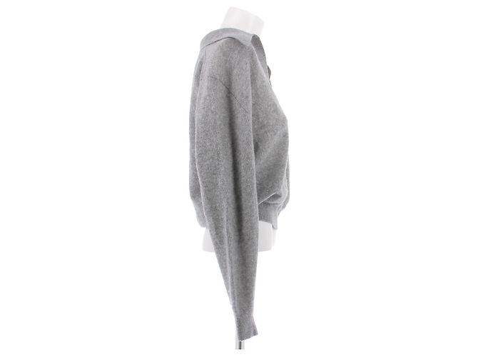 Khaite Pull gris en cachemire - vue 3