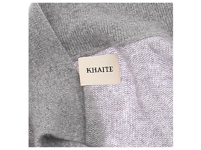 Khaite Pull gris en cachemire - vue 6