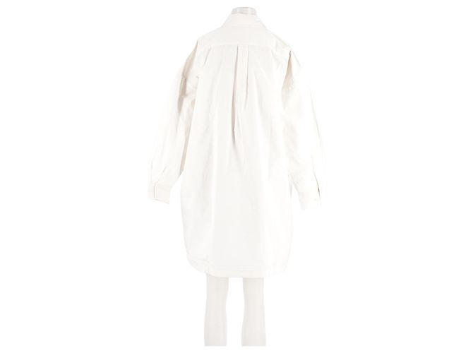 Anine Bing Abito in cotone bianco - vista 2