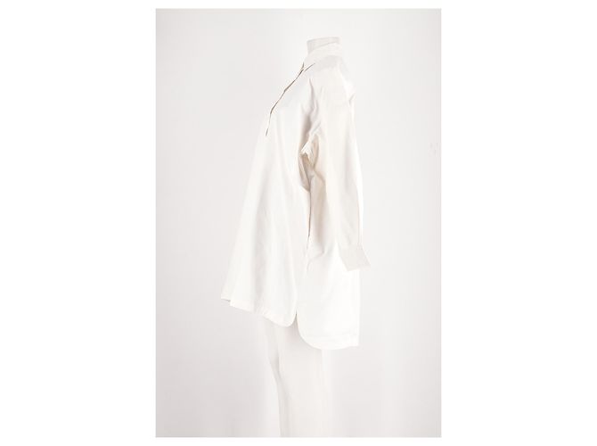 Anine Bing Abito in cotone bianco - vista 3