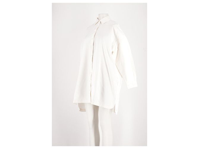 Anine Bing Abito in cotone bianco - vista 4
