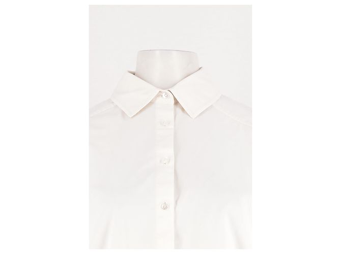 Anine Bing Abito in cotone bianco - vista 5