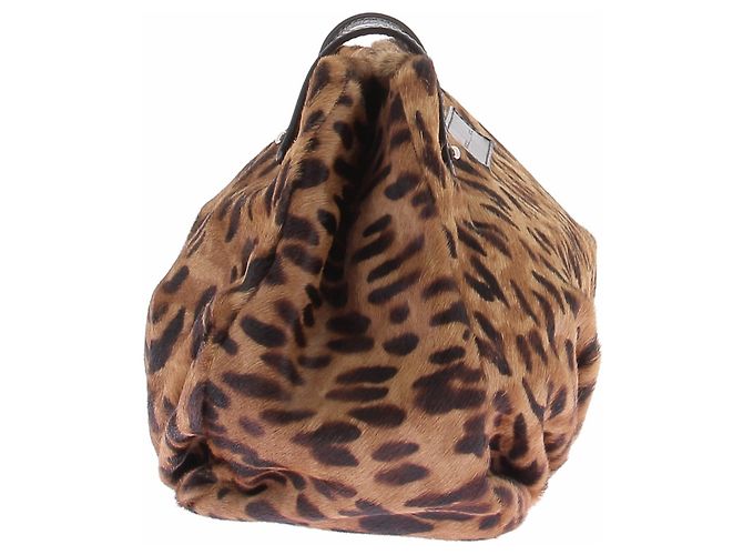 Autre Marque Borsa a mano MARCELL PUSTUL LA BAG Marrone in ecopelliccia - vista 5
