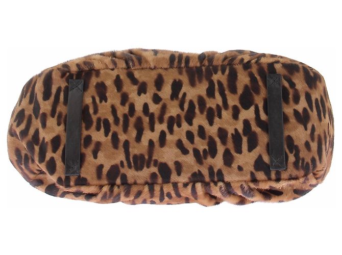 Autre Marque Borsa a mano MARCELL PUSTUL LA BAG Marrone in ecopelliccia - vista 6