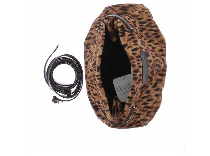 Autre Marque Borsa a mano MARCELL PUSTUL LA BAG Marrone in ecopelliccia - vista 7
