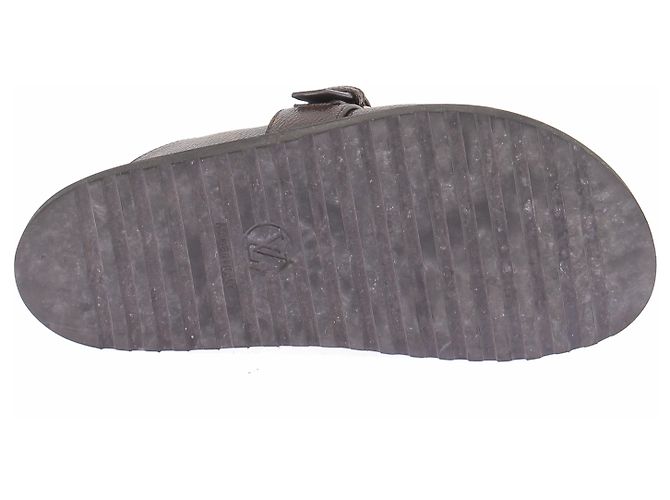 Louis Vuitton Mules "LV Cozy" marroni in pelle - vista 7