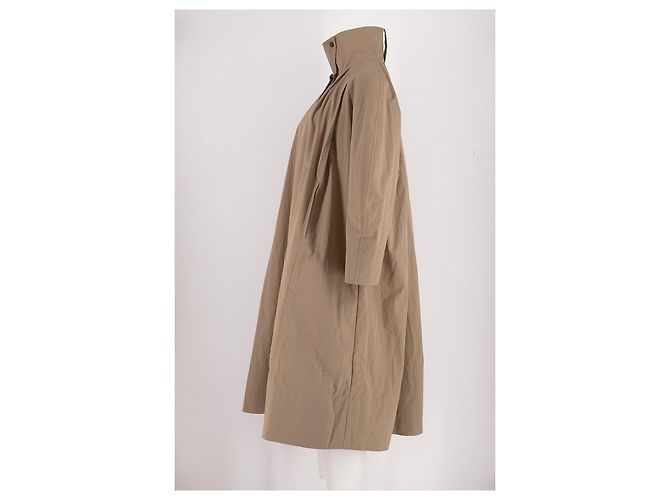 Gabardina midi beige By Malene Birger - vista 3