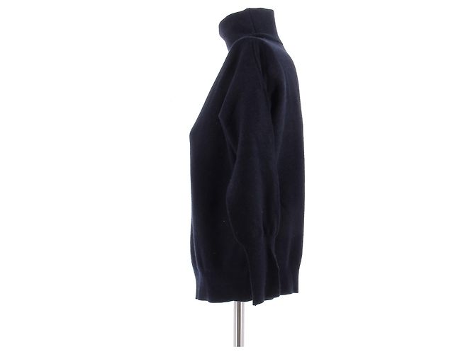 Autre Marque Marineblauer Rollkragenpullover - Ansicht 4