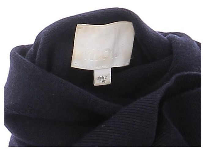 Autre Marque Marineblauer Rollkragenpullover - Ansicht 5