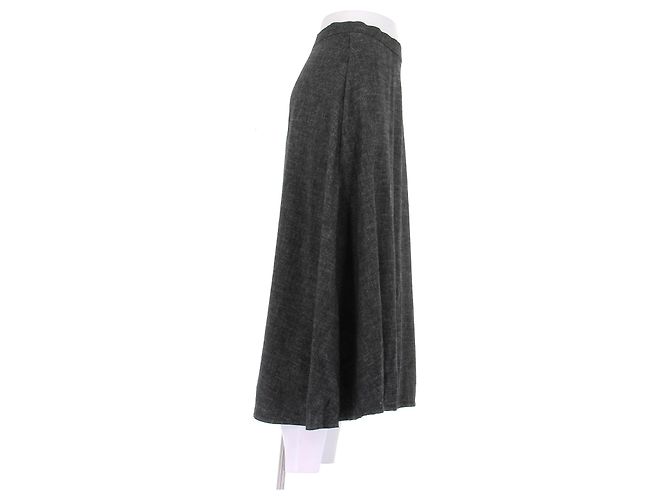 Vince Falda midi gris oscuro - vista 3