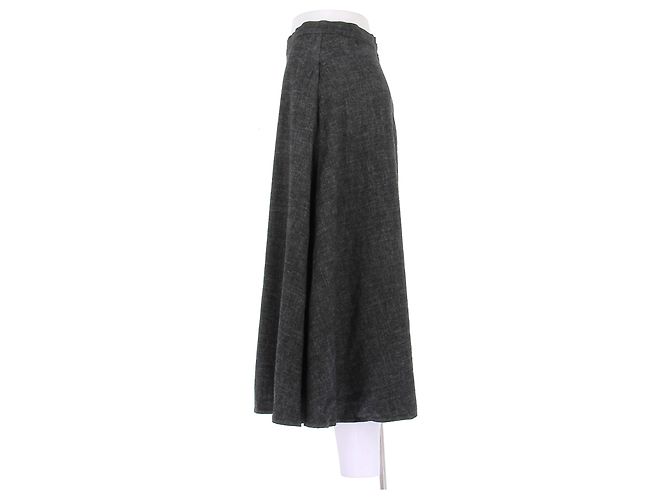 Vince Falda midi gris oscuro - vista 4