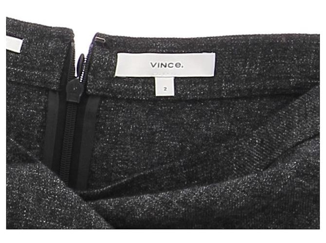 Vince Falda midi gris oscuro - vista 6
