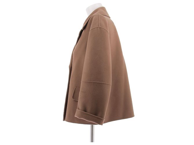 Max Mara Braune Wolljacke - Ansicht 4