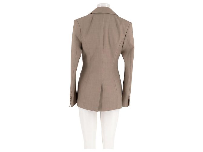 Autre Marque Blazer de lana beige - vista 2