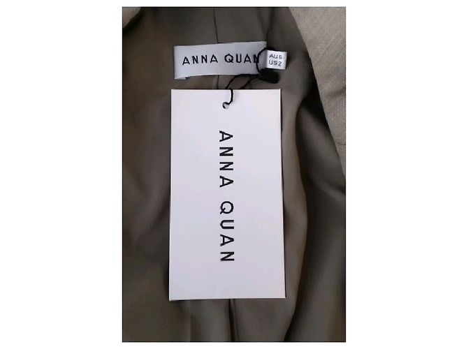 Autre Marque Blazer de lana beige - vista 7