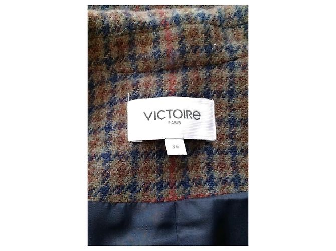 Autre Marque Abrigo de lana marrón - vista 7