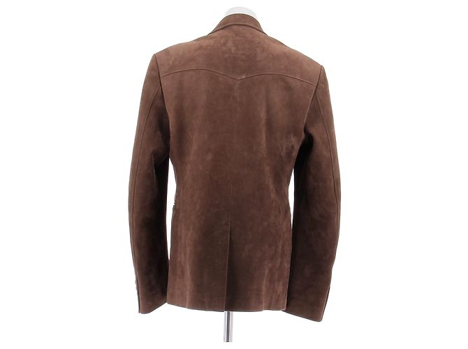 Louis Vuitton Wildlederjacke braun - Ansicht 2
