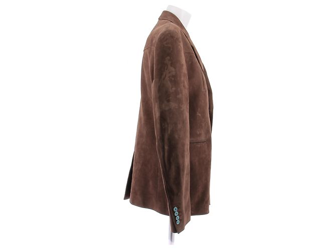 Louis Vuitton Wildlederjacke braun - Ansicht 3