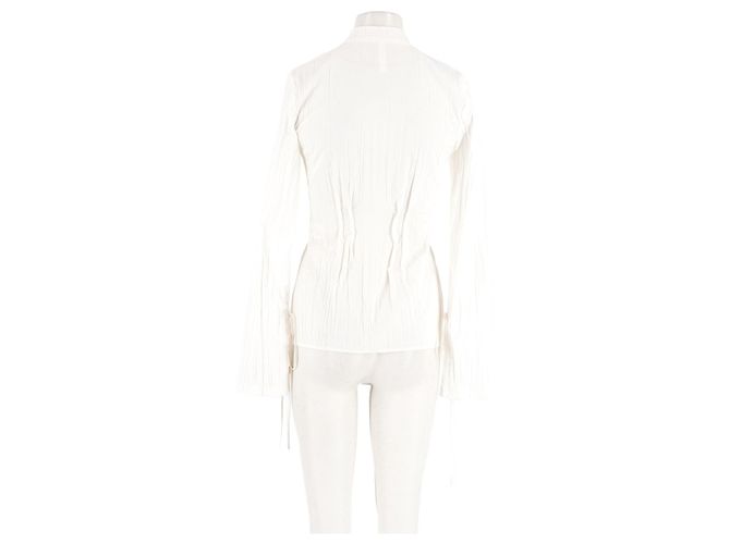 Autre Marque Blusa de algodón blanca BOBKOVA - vista 2
