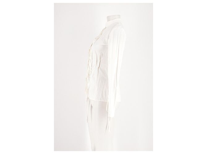 Autre Marque Blusa de algodón blanca BOBKOVA - vista 3