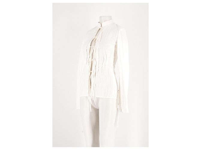 Autre Marque Blusa de algodón blanca BOBKOVA - vista 4