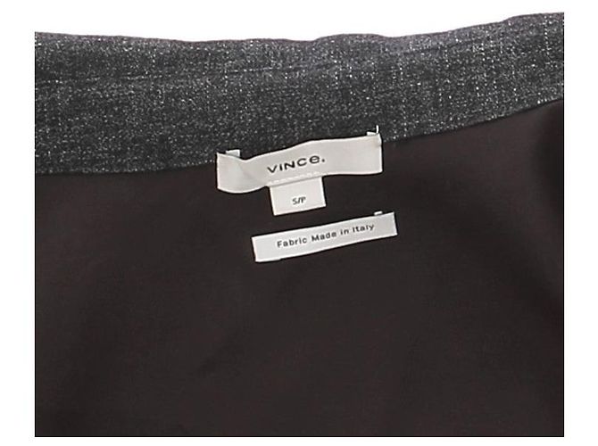 Camisa Vince de lino gris - vista 5