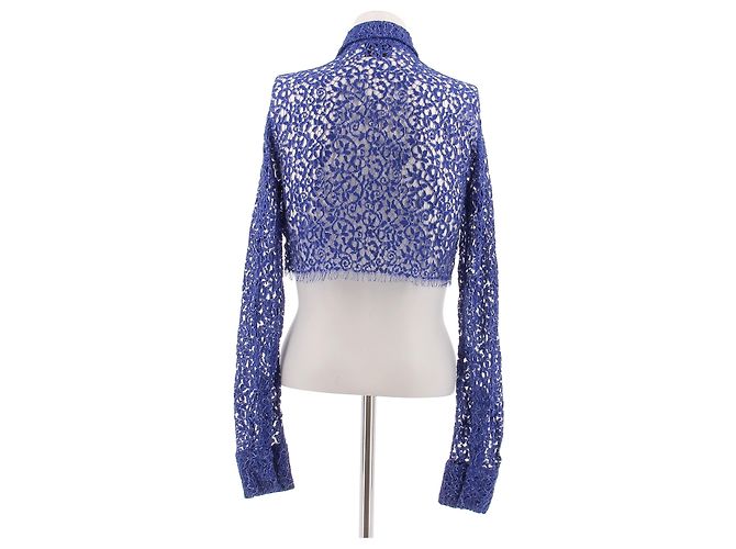 Coperni Blaues Spitzentop - Ansicht 2