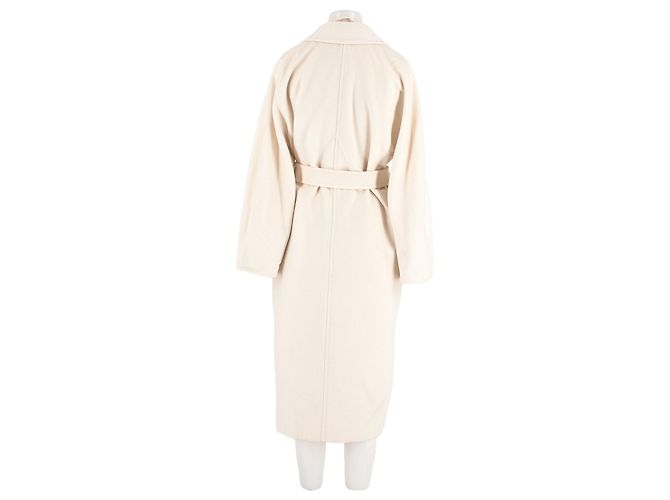 Max Mara Weißer Wollmantel - Ansicht 2