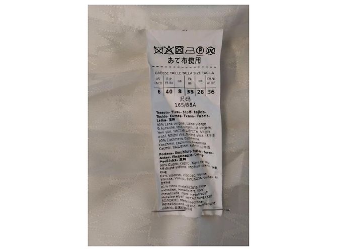 Max Mara Weißer Wollmantel - Ansicht 8