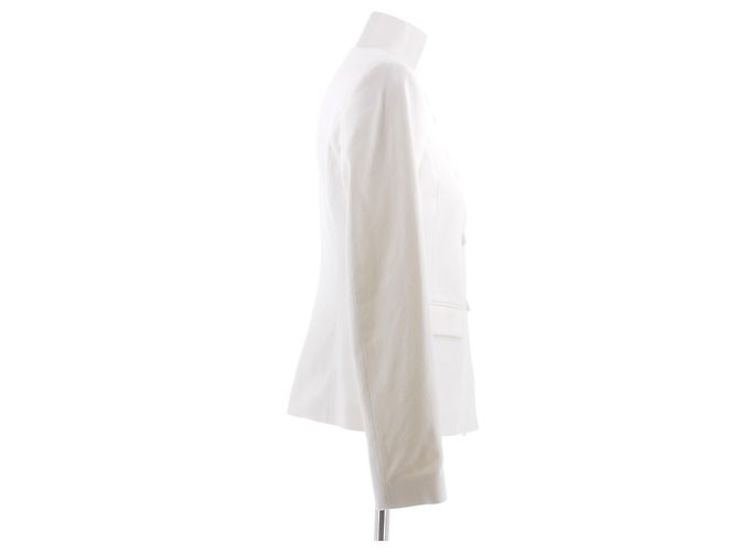 Autre Marque ARMARIUM White Viscose Jacket - view 3