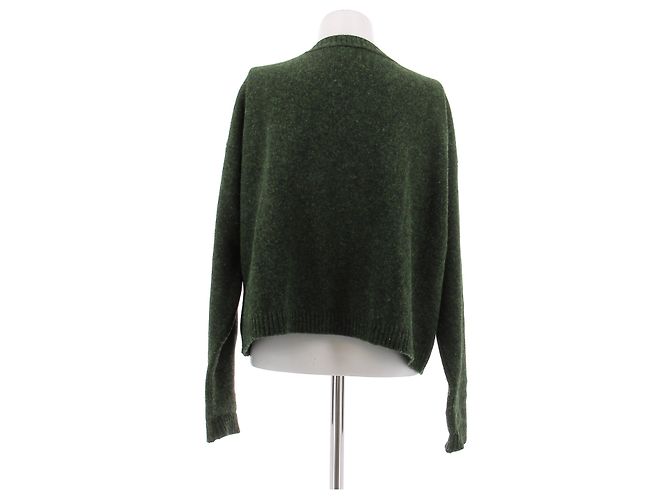 Autre Marque ALEXANDRA GOLOVANOFF Kaschmirpullover Khaki - Ansicht 2