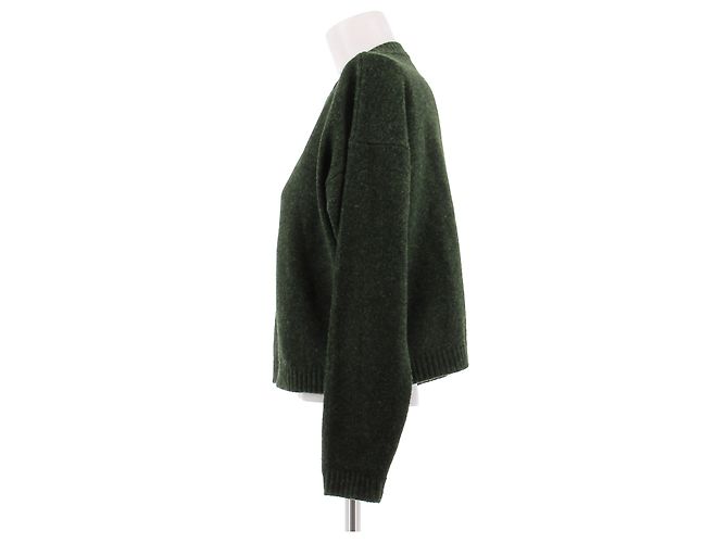 Autre Marque ALEXANDRA GOLOVANOFF Kaschmirpullover Khaki - Ansicht 4