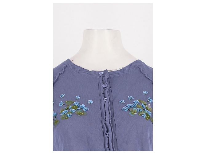 Autre Marque Chaleco de algodón violeta - vista 5