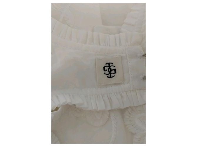 Autre Marque Vestido de algodón blanco - vista 7
