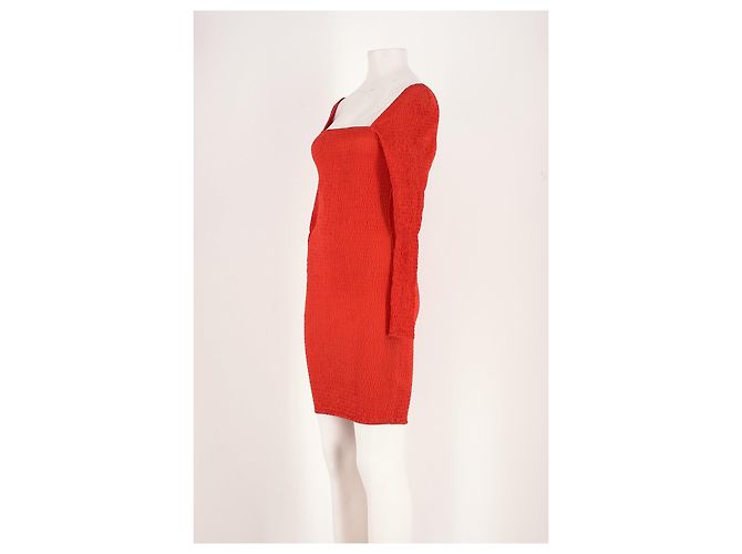 Autre Marque Vestido de seda rojo OPERA SPORT - vista 4