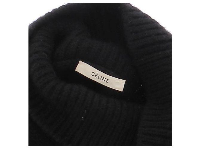 Céline Jersey oversize de cachemira negro - vista 5