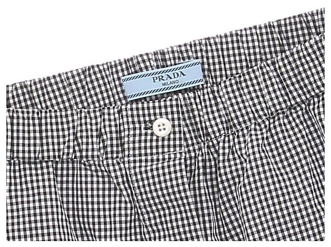 Prada Pantaloncini taglio boxer a quadri - vista 5