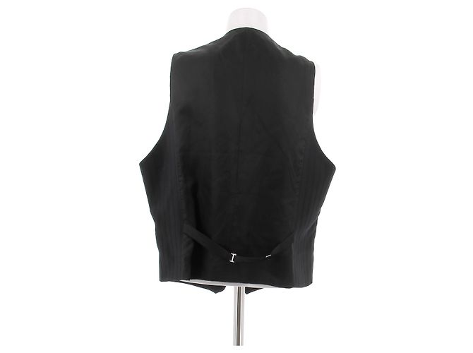 Thierry Mugler Schwarzes Nadelstreifen-Sakko - Ansicht 2