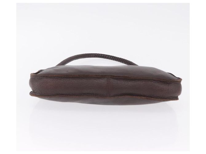 Bottega Veneta Hand Bag Leather Dark Brown Gold - vista 10